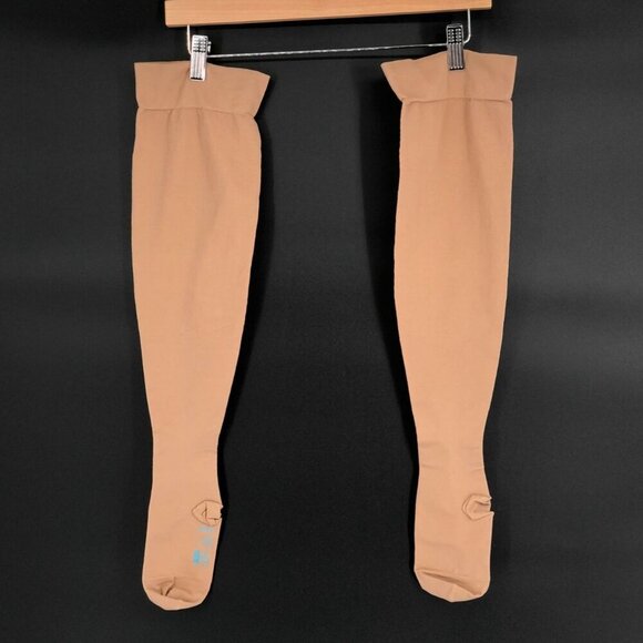 JOBST Women's Compression Stockings Medium Beige Knee-High 30-40 mmhg Medical - Picture 2 of 3